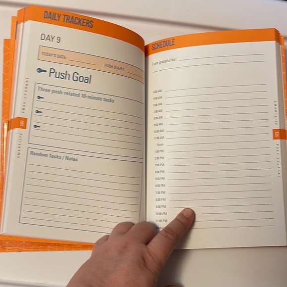 SmartLife PUSH Journal Charlene Johnson Orange New and Unused - Picture 8 of 8